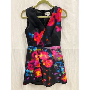 NWT Milly Rosette Multicolor Floral Shift Dress size 4
